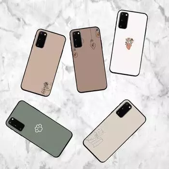 Простой чехол для телефона Samsung Galaxy S7 Edge Plus S9 S20Plus S20ULTRA S10lite S225G S10 Чехол samsungS22plus5G