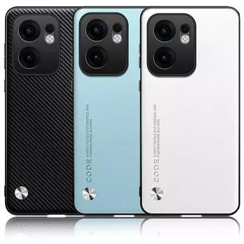 Простой чехол из искусственной кожи для OPPO Reno 13F 13 Pro, роскошный жесткий матовый силиконовый защитный чехол для камеры OPPO Reno 12F 12 FS for Reno 8 Pro Plus чёрный