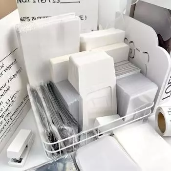 Простой чистый белый упаковочный материал для карточек, бумажный пакет, звезда, мешок OPP, Kpop Idol, 3-дюймовая упаковка для фотокарточек, товары для декора своими руками 61*91mm