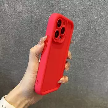 Простой цветной защитный чехол для телефона для iPhone 14 15 Pro Max 11 12 13 Mini SE 7 8 Plus X XR XS MAX Мягкий силиконовый противоударный модный трендовый чехол для телефона iPhone 15 Pro Max чёрный