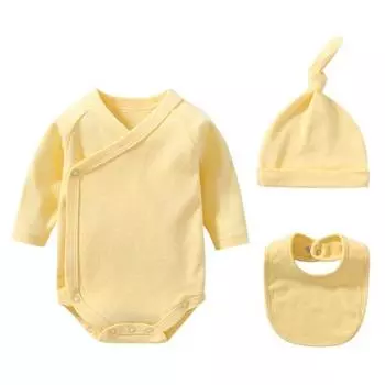 Простой детский комбинезон из 3 предметов Mom s Care G003BCBA193, корейские товары для детей