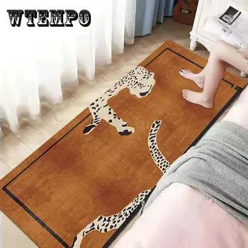 Простой дизайн Ковровое покрытие Спальня Длинное прикроватное одеяло Эркер Подушка Гостиная Диван Журнальный столик Напольный коврик 60*160cm