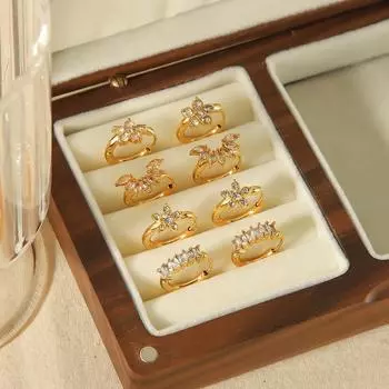 Простой дизайн, легкие, роскошные, модные, универсальные серьги-пряжки из 18-каратного золота, из нержавеющей стали, геометрические серьги из циркония для женщин