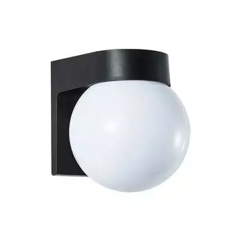 Простой дизайн Loft Led Outdoor Pard Light Применить для дома E27 Base Type Ball Black Style Lampabare Outdoor Decorative Lighting no bulb чёрный