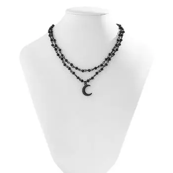 Простой дизайн нишевого ожерелья со звездой и кисточками, милое и крутое однослойное ожерелье в стиле хип-хоп 1