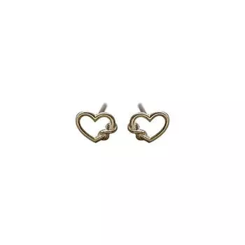 Простой дизайн Sense, серьги Love, полые серьги в форме сердца для студенток