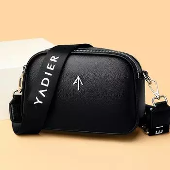 Простой дизайн, женская сумка через плечо, женская однотонная повседневная дорожная сумка, сумки высокого качества из искусственной кожи, кошелек для телефона