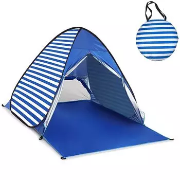 простой для 1 солнцезащитный козырек для занятий спортом в помещении, на открытом воздухе, на пляже, для кемпинга, УФ-защита, снаряжение для кемпинга Раскладная палатка, палатка, палатка с одним нажатием, палатка, одно касание, человек,