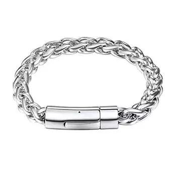 Простой европейский и американский браслет с драконом из нержавеющей стали, стальная цепочка 23