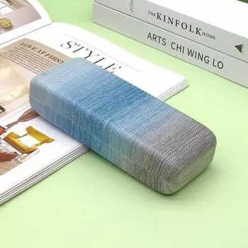 Простой футляр для очков, анти-давление, футляр для очков, высококачественная шкатулка для солнцезащитных очков для студентов blue-B