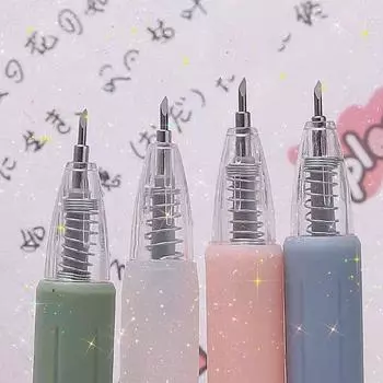 Простой художественный универсальный нож для девочек, инструменты для скрапбукинга, сделай сам, ремесленный стиль, альбом, дневник, руководство для студентов, принадлежности для резки бумаги белый