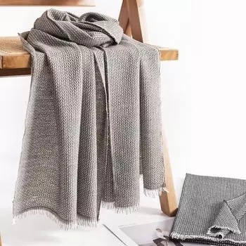 Простой и модный шарф из искусственного кашемира с универсальным стилем, женская шаль Sense высокого класса, теплый и устойчивый к холоду шарф 190*60cm