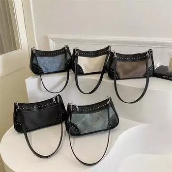 Простой и нишевый дизайн, маленькая квадратная сумка, новый стиль, новая мода, простая сумка на плечо, повседневная сумка через плечо для поездок на работу