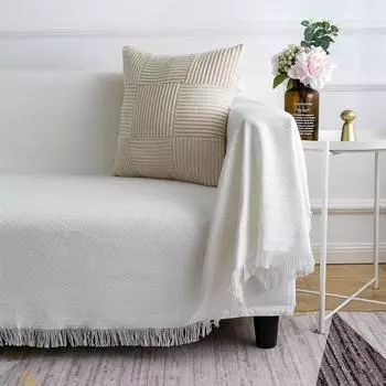 Простой и однотонный цвет, подходящий для всех сезонов, «все включено», легкие роскошные салфетки для дивана, фотографии, журнальные столики, скатерти, кемпинг на открытом воздухе 130*180cm