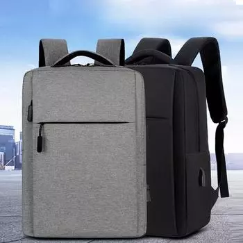 Простой и стильный рюкзак, многофункциональный рюкзак большой вместимости для деловых поездок, студенческая сумка для компьютера 16 inches