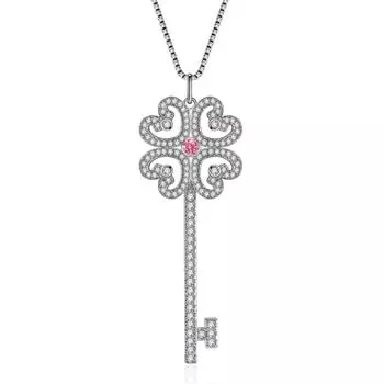 Простой и высокий уровень чувства полного совпадения, полный матовый четырехлистный кулон с травой и вермикулитом, цепочка на ключицу