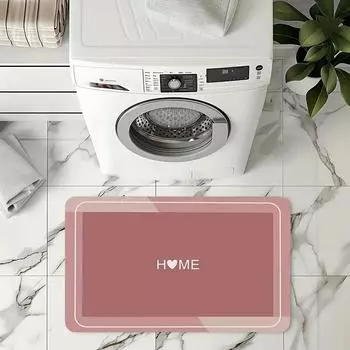 Простой коврик для грязи Diatom Mud для двери, грязная дверь, впитывающий нескользящий коврик для ванной комнаты, коврик для ног на кухню 60 * 90cm