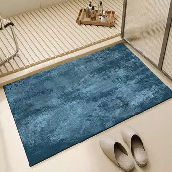 Простой коврик для ванной комнаты с диатомовой грязью, нескользящий коврик для туалета, коврик для входной двери, впитывающий коврик для ног 40 * 60CM