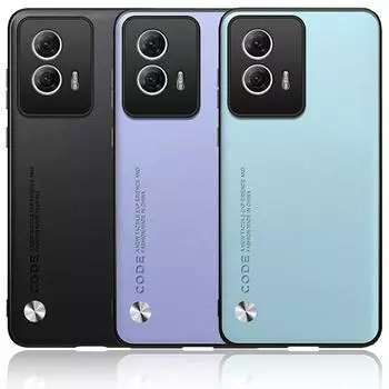 Простой кожаный чехол для Moto Edge 50 Fusion 50 Ultra 50 Pro 40 Neo 30 Ultra Moto G34 G24 G04 G14 G54 G84 Роскошный жесткий чехол для телефона Moto Edge 50 Fusion чёрный