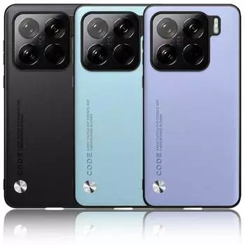 Простой кожаный чехол для Xiaomi 15 Pro 14T Pro 14T 14 Ultra 13T 13 12T 12 12S 11T Pro 11 Lite защитный чехол для камеры модный противоударный бампер For Xiaomi 15 Pro чёрный