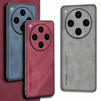 Простой кожаный удобный замшевый чехол для OPPO Find X8 Find X7 Ultra X7 X6 Pro Find X5 Lite X5 Pro Мягкий защитный чехол для объектива For Find X8 чёрный