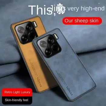 Простой кожаный удобный замшевый чехол для Xiaomi 15 Pro 14T 14 Ultra 13T Pro 13 Lite 12S Ultra 12T 12 11T Мягкий защитный чехол для объектива For Xiaomi 15 Pro красный