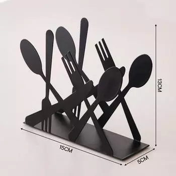 Простой Креативный Вертикальный Настольный Держатель для Бумажных Полотенец для Украшения Ресторана Tableware чёрный