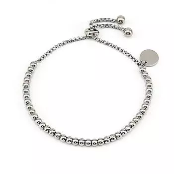 Простой круглый фирменный браслет из нержавеющей стали женский круглый браслет из титановой стали круглый фирменный браслет из бисера браслет из бисера