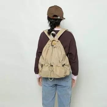 Простой легкий водонепроницаемый рюкзак, маленький рюкзак для женщин, студентов колледжа, школьная сумка, дорожная сумка на короткие расстояния хаки