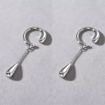 Простой Личности Кисточка Подвеска Клипса для Кости Уха Женственные Изысканные Аксессуары для Вечеринки