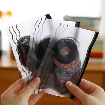 Простой маленький круг тонкая веревка для волос эластичная резинка для волос для девочек базовый ободок для волос головной убор