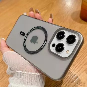 Простой матовый прозрачный жесткий чехол для телефона с защитой от падения из ПК для iPhone 15 14 Plus 13 12 Pro Max Магнитный матовый прозрачный чехол iPhone 15&HUAWEI nova 10 SE