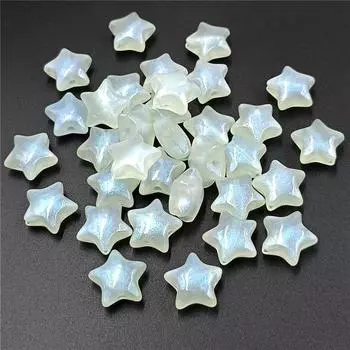 Простой модный акриловый материал «сделай сам», подвески, ювелирные аксессуары, серьги, ожерелье, модные 10 шт., звезда, макарон, цвет, пентаграмма, изготовление бусин разноцветный