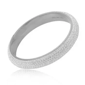 Простой модный семирядный изогнутый круглый браслет с инкрустацией цирконием, персонализированный женский браслет