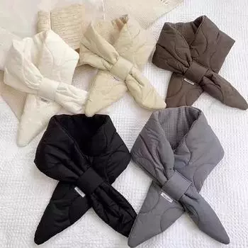 Простой мягкий шарф, сохраняющий тепло, аксессуары для одежды, ветрозащитный, защита шеи, термошарф, однотонный шарф для улицы, подарки бежевый