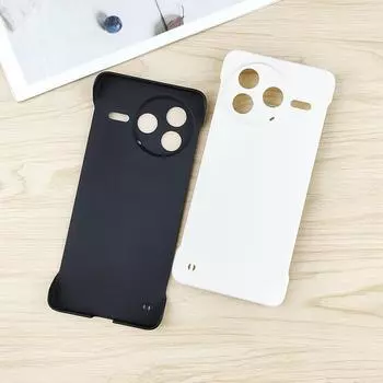 Простой однотонный чехол для кожи без рамки для Xiaomi Redmi K80 K70 K60 K50 Pro Ultra Gaming Ultrathin Anti-Fingerprints Hard PC Matte Cover Redmi K80 белый