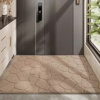Простой полипропиленовый коврик для удаления песка и пыли у входной двери, коврик для крыльца дома, износостойкий противоскользящий коврик для ног 61*92cm