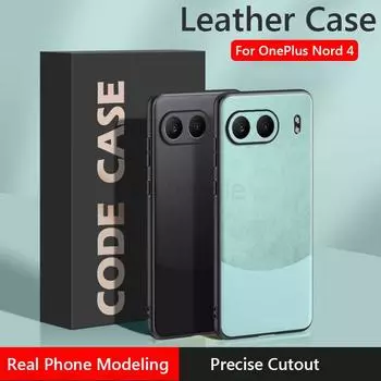 Простой простой кожаный мягкий противоударный чехол для задней крышки для OnePlus Nord 4 Nord4 5G чехлы для телефонов Fundas For OnePlus Nord 4 белый