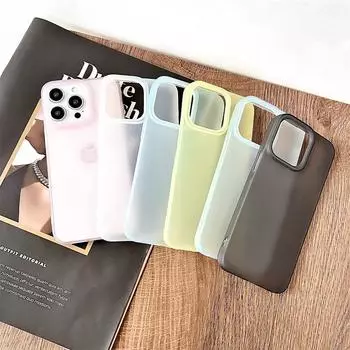 Простой прозрачный матовый чехол для iPhone 16 Pro Max 15 16 Plus 14 13 12 Pro 11 XR XS Универсальный мягкий силиконовый защитный чехол от падений iPhone 16 Pro Max белый