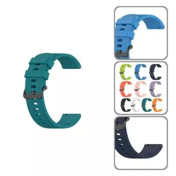 Простой регулируемый, легко чистящийся, экологически чистый ремешок для смарт-часов 20/22 мм, сменный ремешок на запястье 20 mm