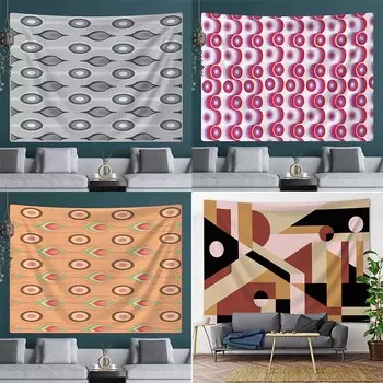 Простой регулярный узор для расположения, подвесная ткань, украшение на стену для дома, гобелен, офис, гостиная, гобелен 100x75cm