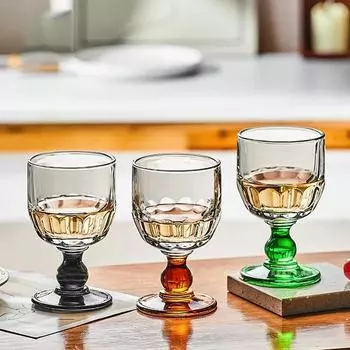 Простой ретро хрустальный стеклянный бокал, легкий, роскошный коктейльный бокал для виски, вина, бытовая чашка для холодных напитков, сока, прозрачные чашки прозрачный