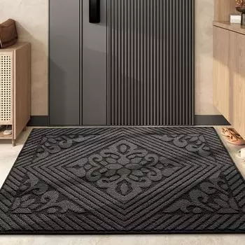 Простой ровный коврик для пола, грязеотталкивающий коврик для входной двери, противоскользящий коврик из полипропилена 61*92cm