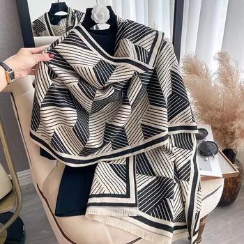 Простой шарф, чтобы согреться, пальто и шаль, чтобы не замерзнуть и сохранить шею в тепле, а также защитить шею школьницы 185cm красный