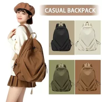 Простой школьный рюкзак для подростков и девочек, рюкзак для ноутбука 15,6 для женщин и мужчин, повседневный рабочий рюкзак для дальних поездок в колледж