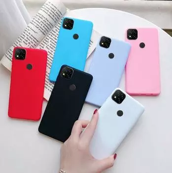 Простой силиконовый чехол из ТПУ для Xiaomi Redmi 9c, чехол для телефона Xiomi Poco C3 Redmi 9c Nfc Redmi9c 9 C Nfc 2020, Fundas Redmi 9C NFC белый
