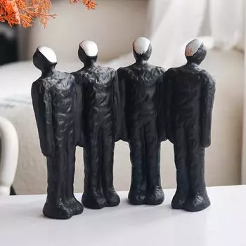 Простой Современный Абстрактное Искусство Портрет Скульптура Украшения Модель Дома Любитель Креативного Дизайнера Украшения