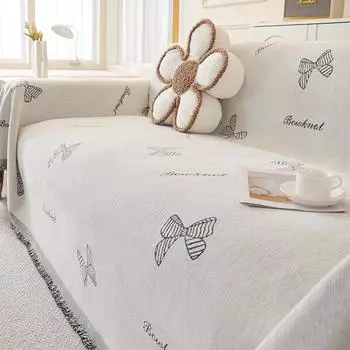 Простой современный чехол для дивана-полотенца, ткань Four Seasons, встроенная нескользящая подушка, чехол для дивана, не царапающийся, универсальный универсальный чехол 180*130cm