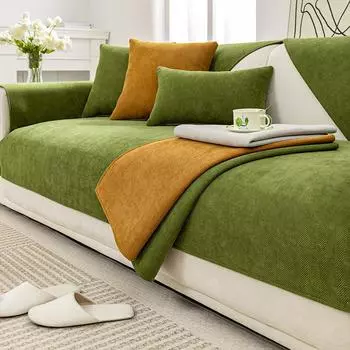 Простой современный чехол для диванной подушки из синели, тканевый чехол на четыре сезона, универсальные подушки для сидений, нескользящий чехол для дивана 70*70cm