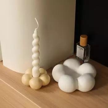 Простой современный керамический подсвечник в скандинавском стиле, романтический кремовый стиль ужина при свечах креативное украшение стола реквизит и украшения HP829PL Candlestick Purple Small